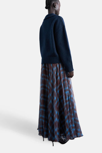 Rok (lang) blauw - TOPSHOP - TOPSHOP