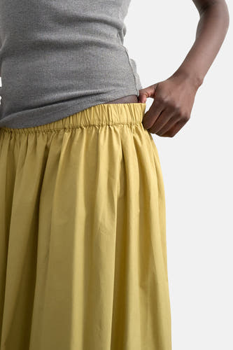 Rok (lang) groen - TOPSHOP