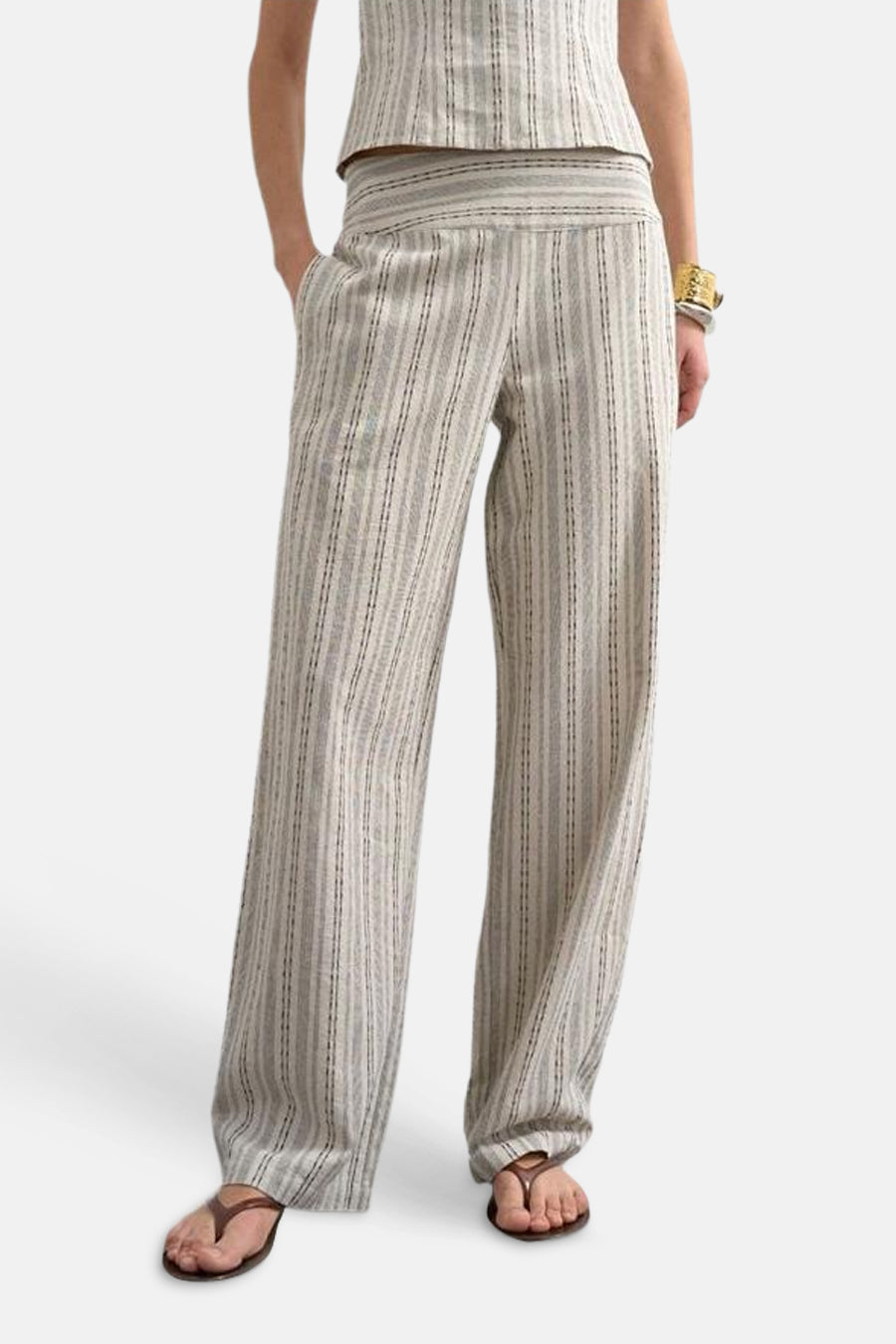Broek - ecru