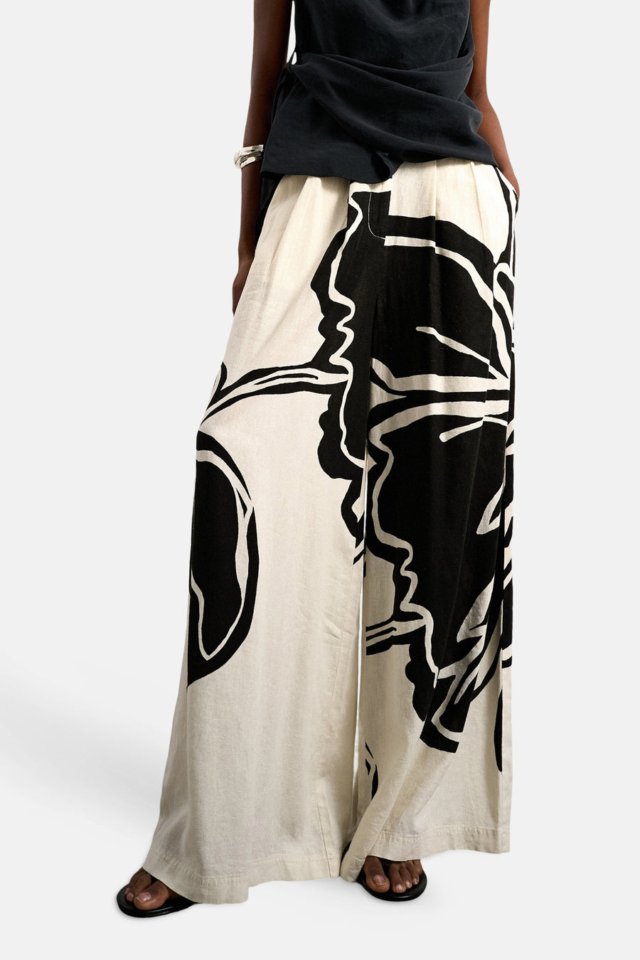 Pantalon Écru - TOPSHOP