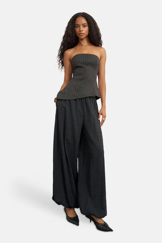 Blouse (zonder mouwen) bruin - TOPSHOP