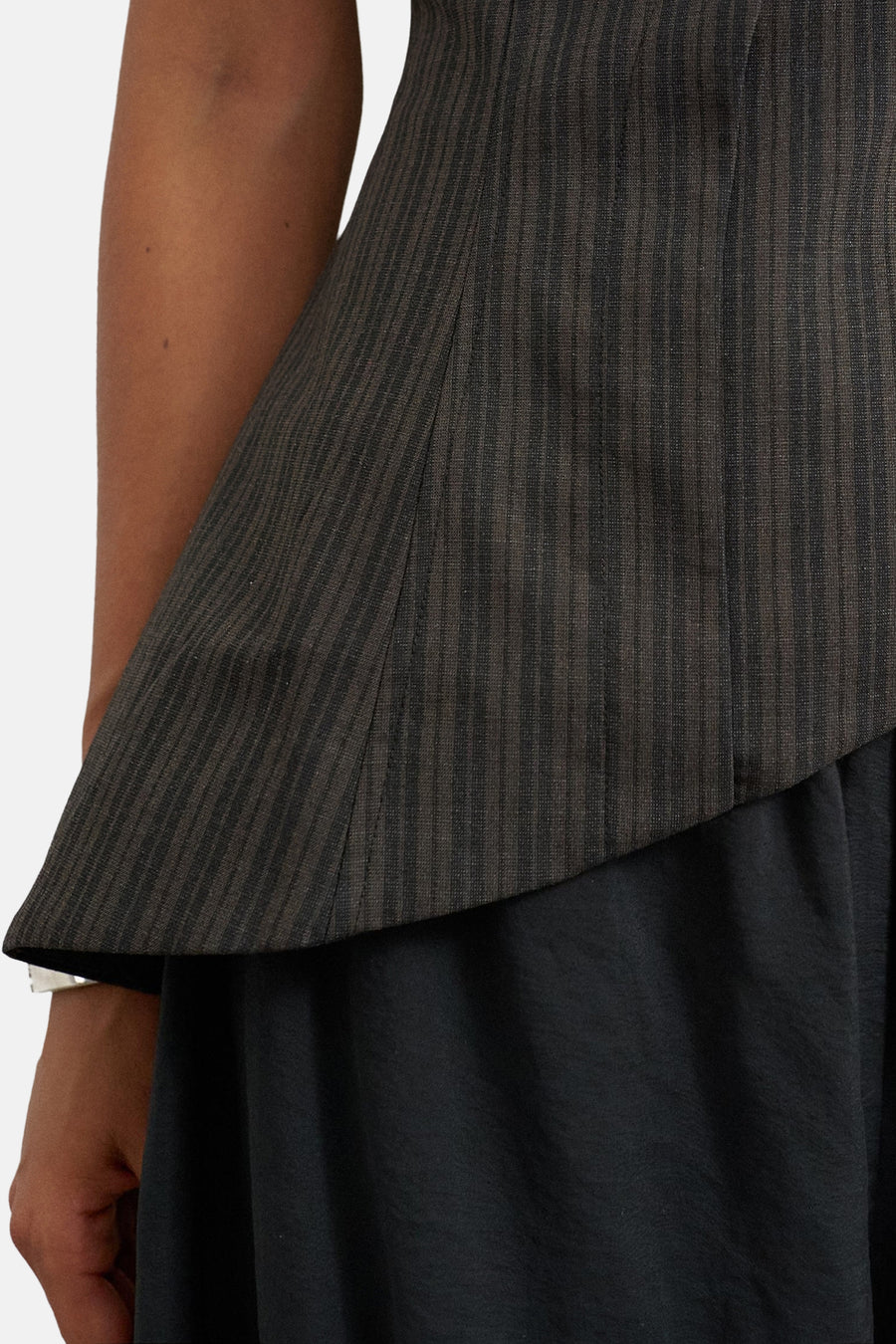 Blouse (zonder mouwen) bruin - TOPSHOP