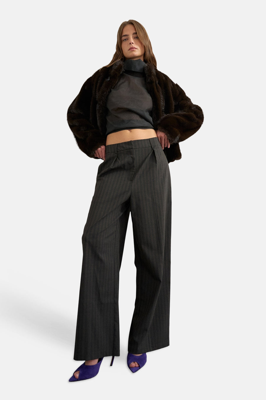 Kostuumbroeken bruin - TOPSHOP