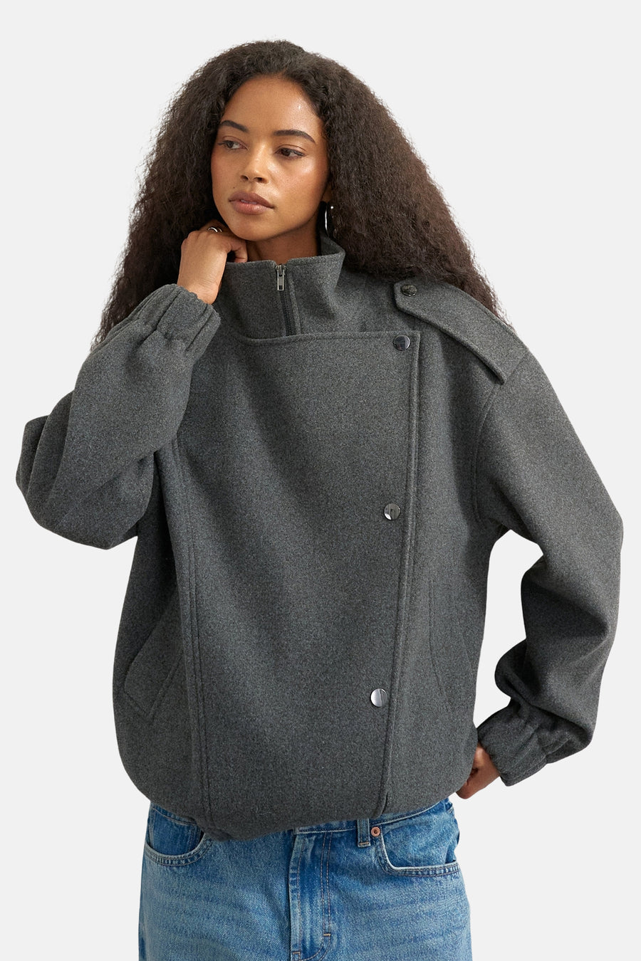 Bombers gris - TOPSHOP