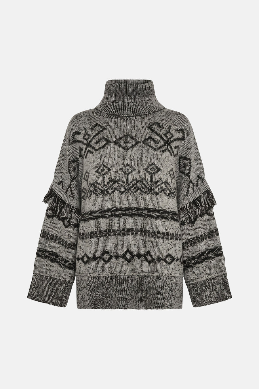 Pull col roulé gris - TOPSHOP