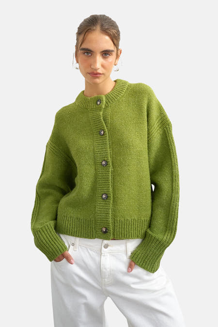 Cardigan - groen