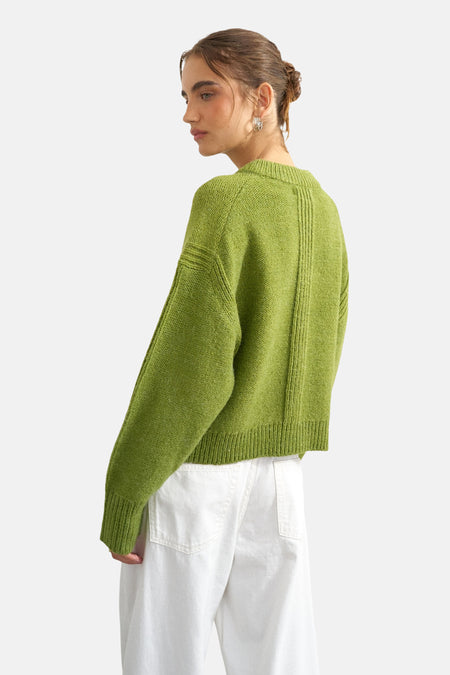 Cardigan - groen