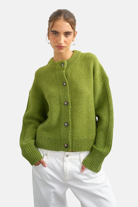 Cardigan - groen