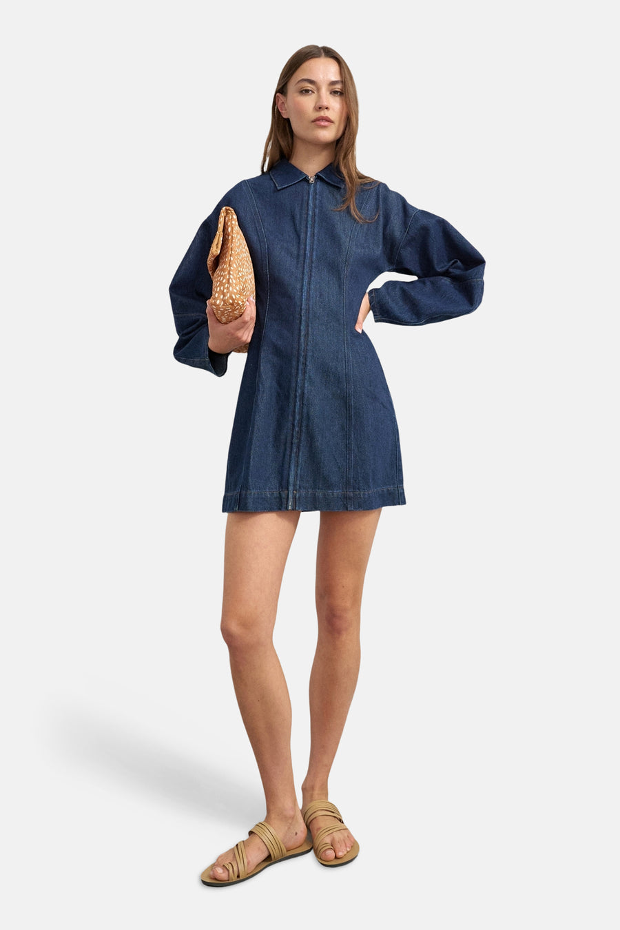 Robes manches longues bleu - TOPSHOP