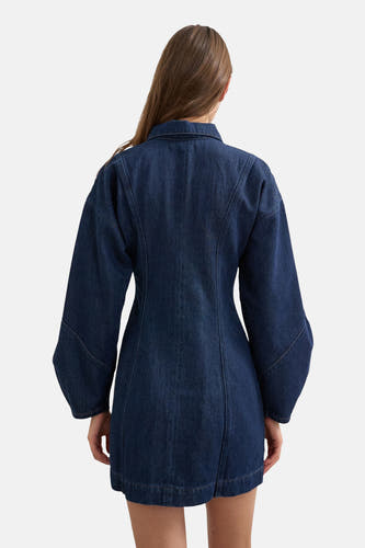 Robes manches longues bleu - TOPSHOP