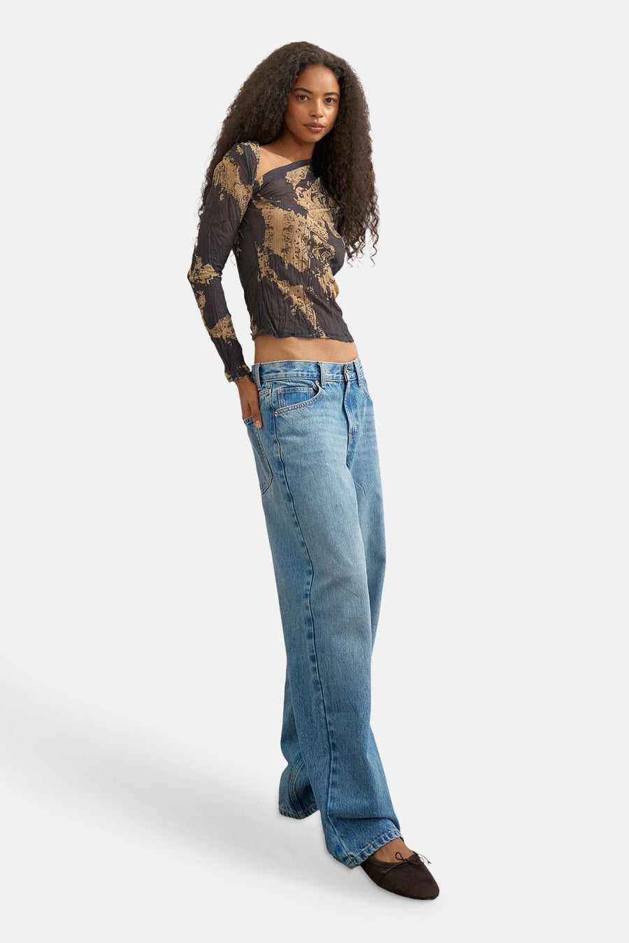T-shirt (manches longues) noir - TOPSHOP