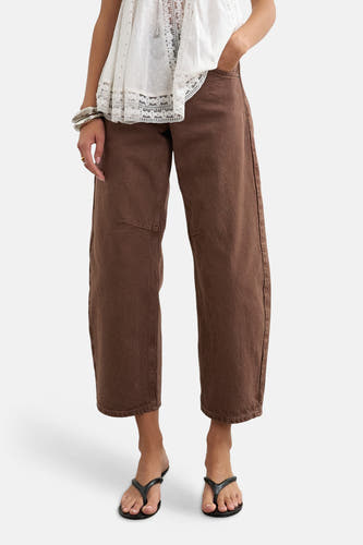 Colored jeans - Brown Denim