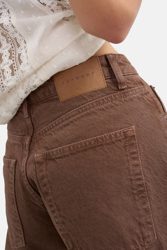 Colored jeans - Brown Denim