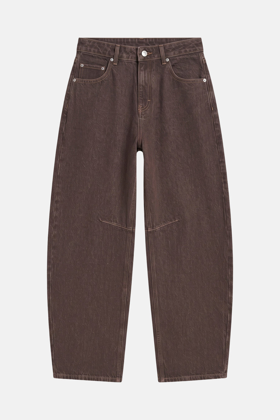 Colored jeans - Brown Denim