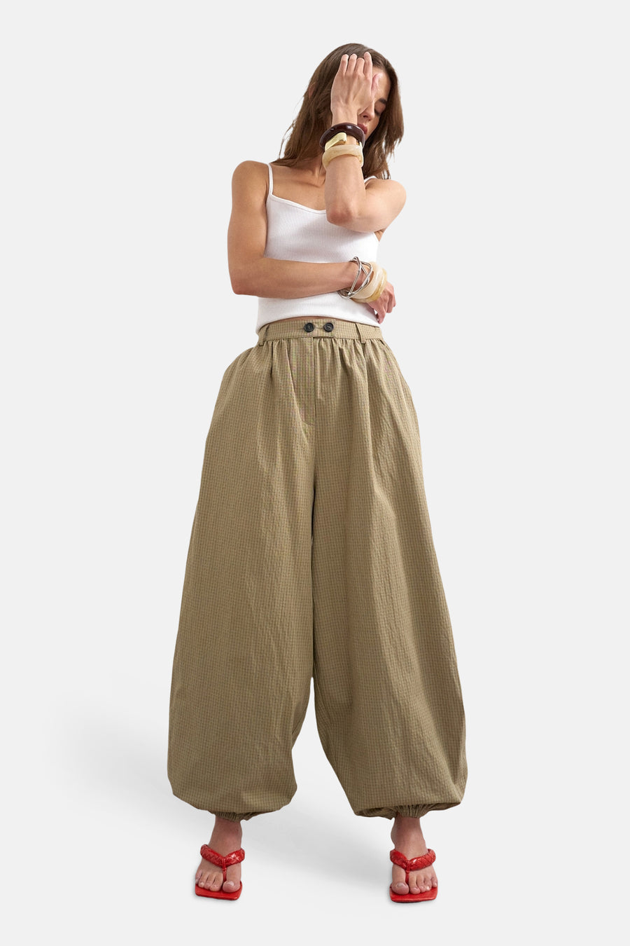 Broek beige - TOPSHOP