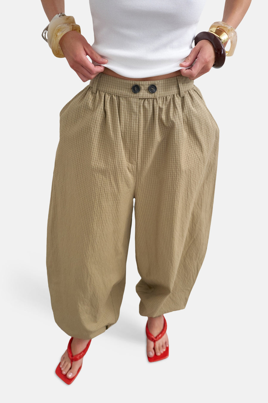 Broek beige - TOPSHOP