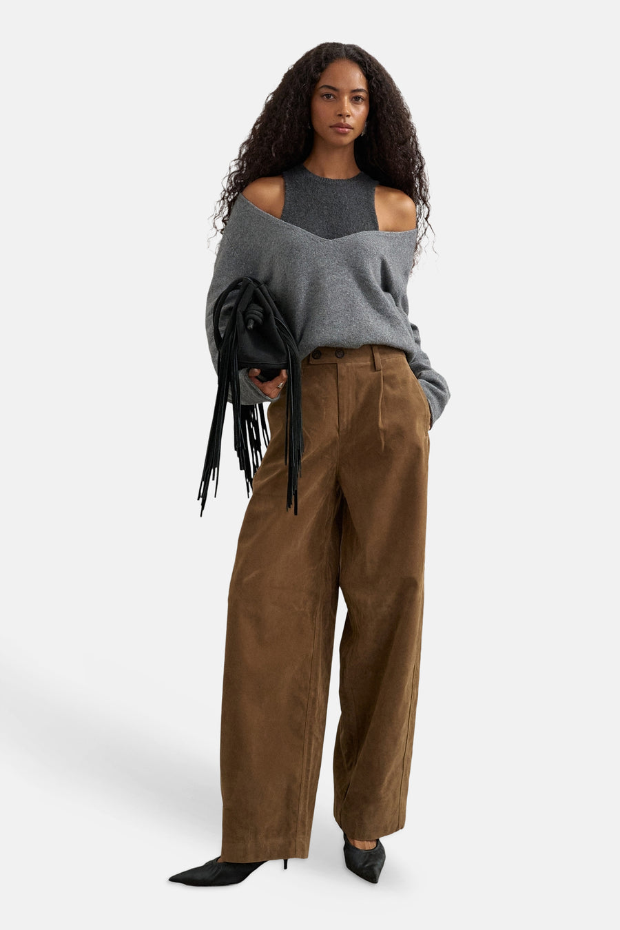 Chino bruin - TOPSHOP