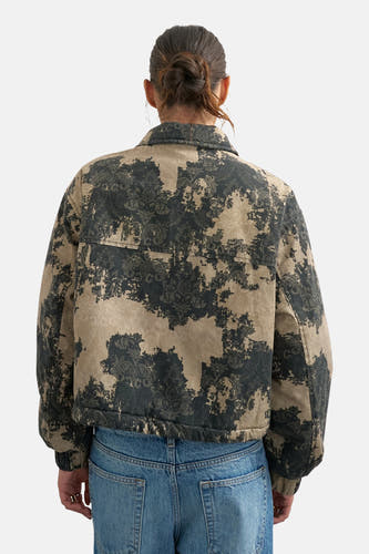 Korte jas beige - TOPSHOP