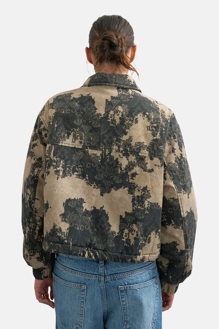 Korte jas beige - TOPSHOP