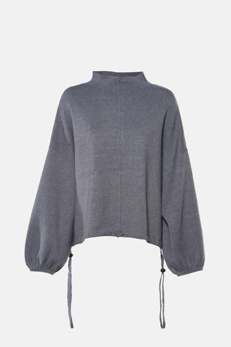 Pull col O - gris