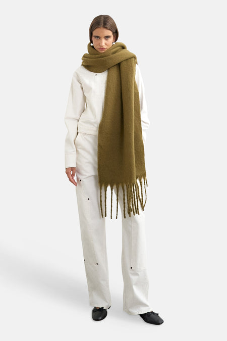 Wintersjaals groen - TOPSHOP