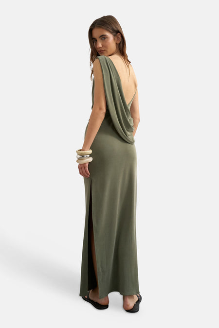 Kleedjes zonder mouwen groen - TOPSHOP