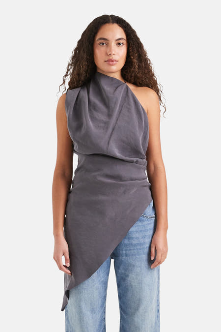 Blouse zonder mouwen - Charcoal Gray