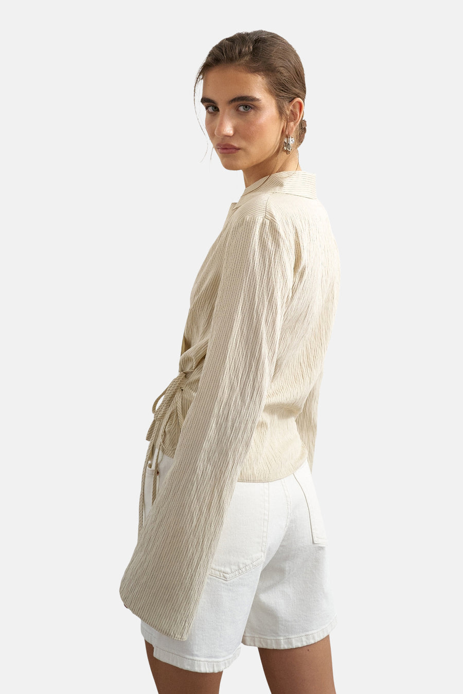 Hemd (lange mouwen) ecru - TOPSHOP