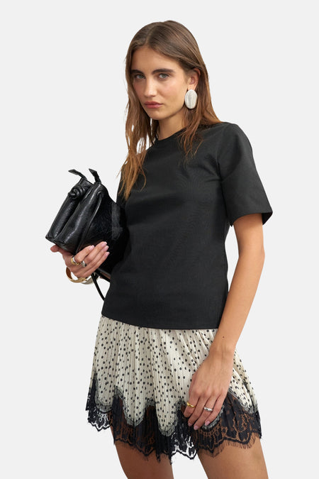 T-shirt met korte mouwen - zwart