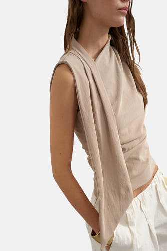 Blouse zonder mouwen - Abbey Stone