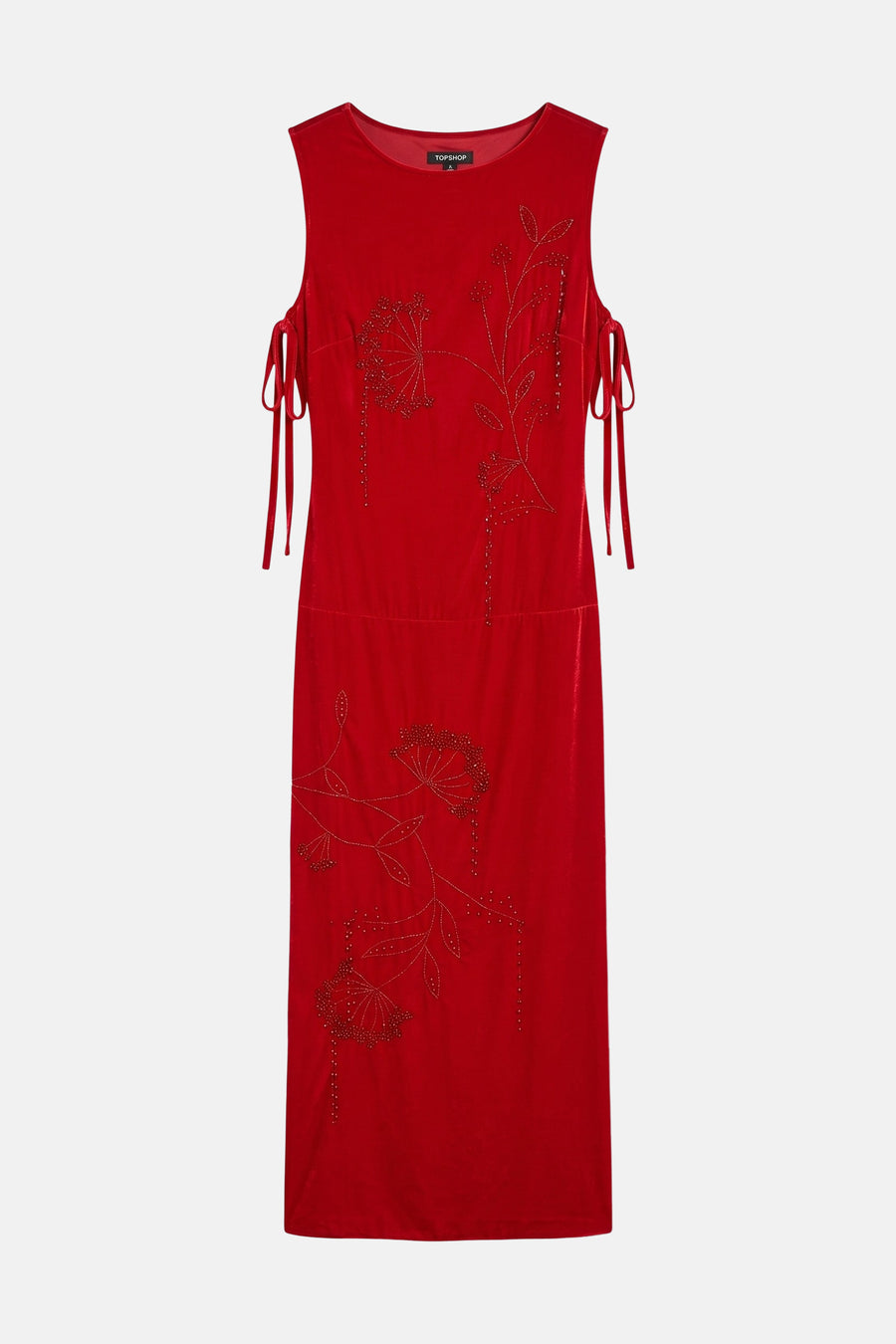 Robes sans manches rouge - TOPSHOP