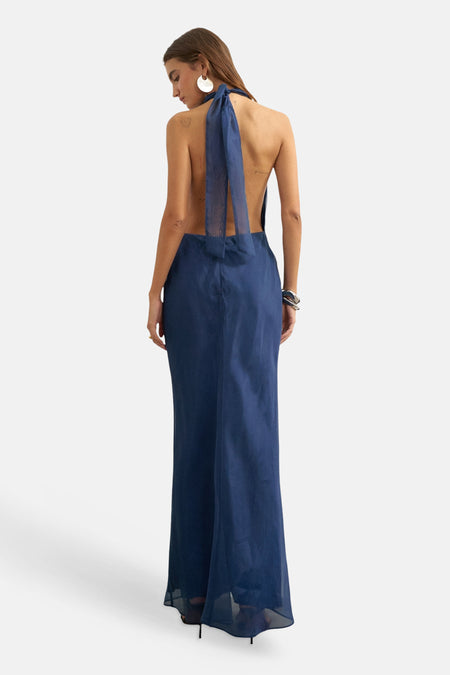 Kleedjes zonder mouwen blauw - TOPSHOP