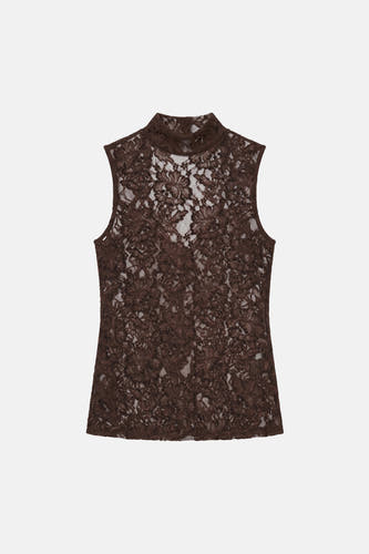 T-shirt (korte mouwen) bruin - TOPSHOP