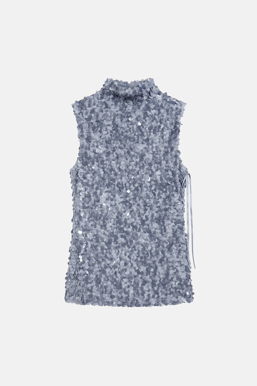 Blouse (zonder mouwen) blauw - TOPSHOP