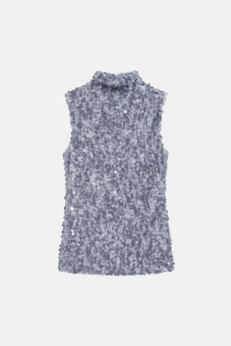 Chemisier (sans manches) bleu - TOPSHOP