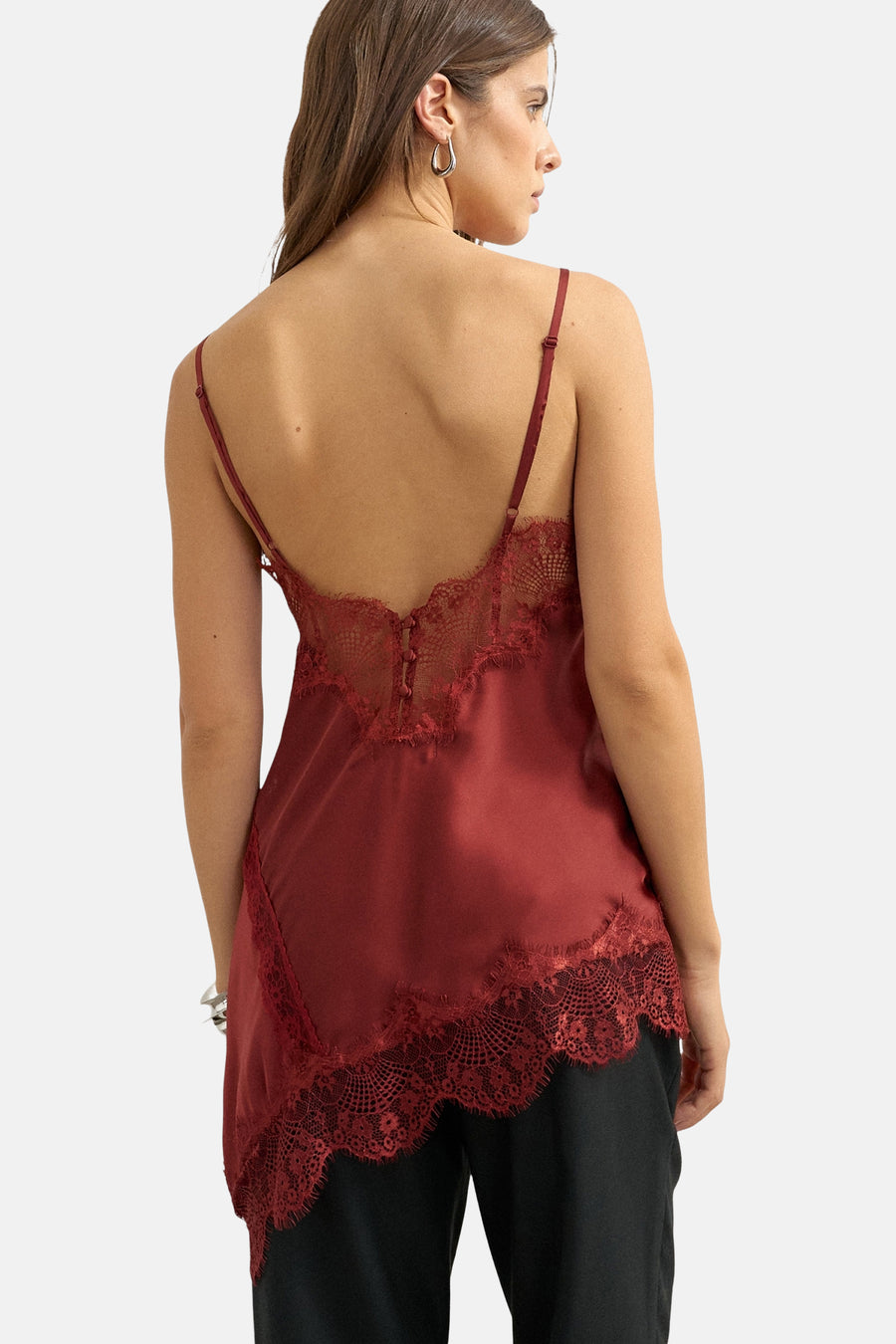 Blouse (zonder mouwen) rood - TOPSHOP