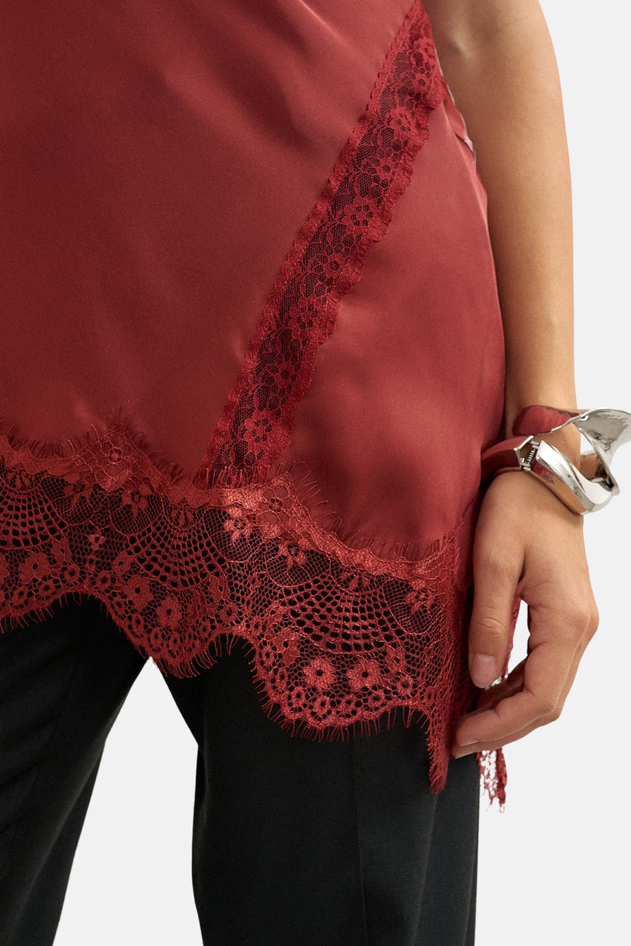 Blouse (zonder mouwen) rood - TOPSHOP