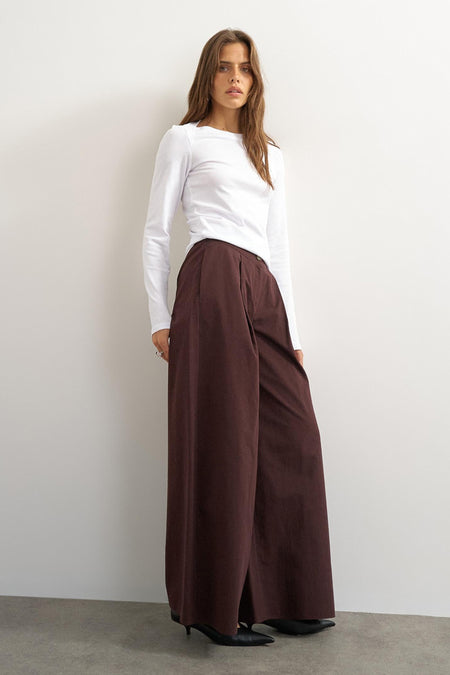 Broeken bruin - TOPSHOP