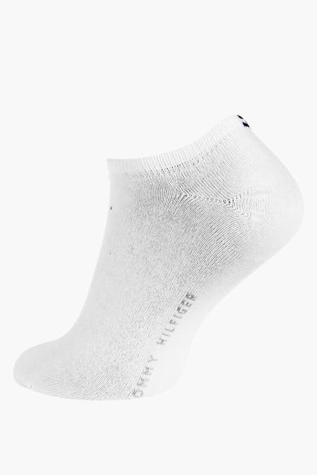 Witte sneaker sokken van TOMMY JEANS met klein logo detail.