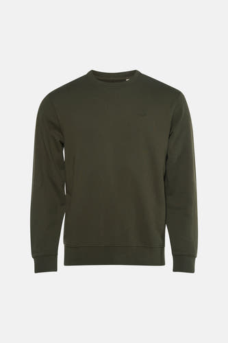 Sweat col O - vert