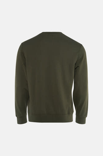 Sweat col O - vert