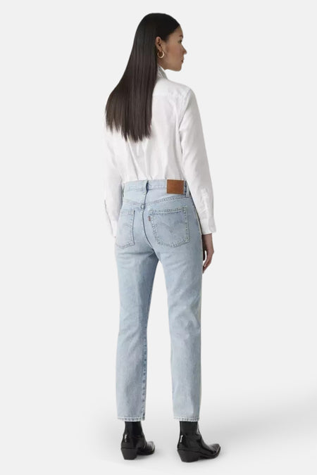 501 CROP - light blue denim