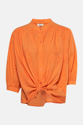Hemd met lange mouwen - oranje
