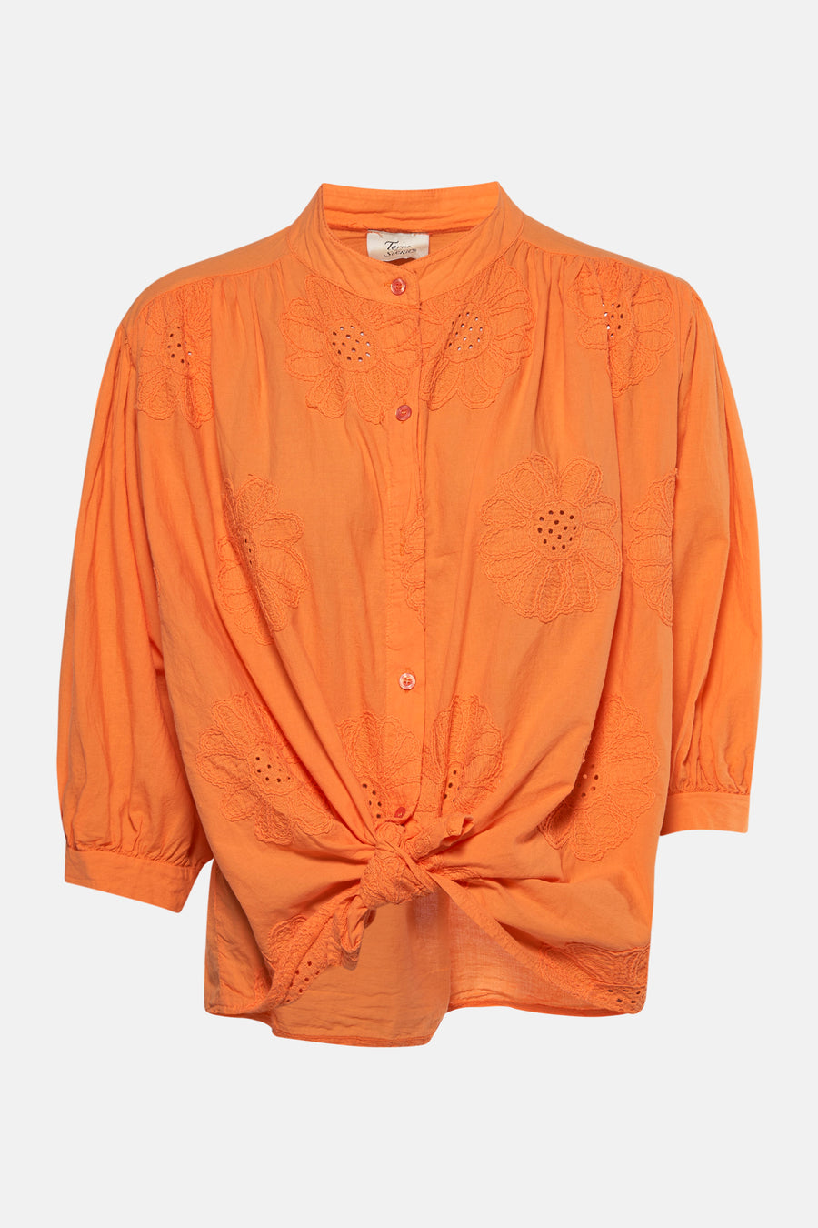 Hemd met lange mouwen - oranje