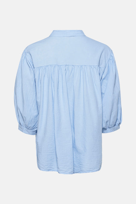 Hemd met lange mouwen - blauw
