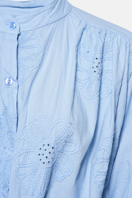Hemd met lange mouwen - blauw