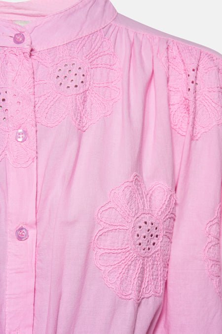 Hemd met lange mouwen - roze