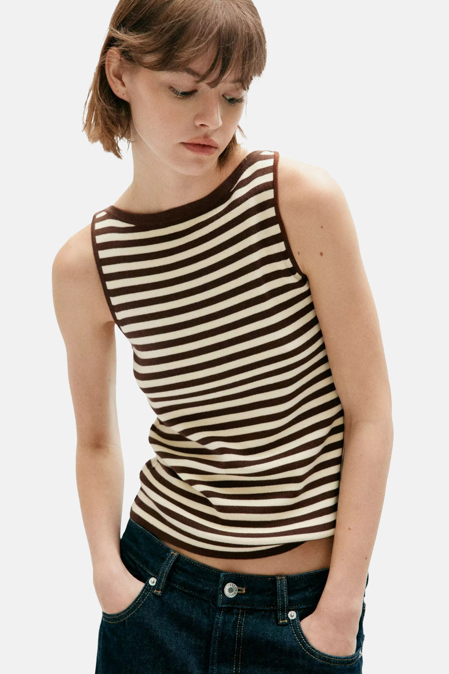 Gilet sans manches - brun