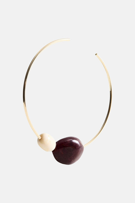 Korte halsketting goud - MANGO