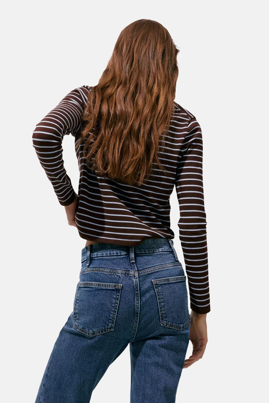 Pull O-hals - bruin